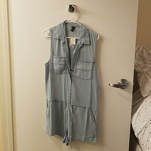 Baby Blue Romper